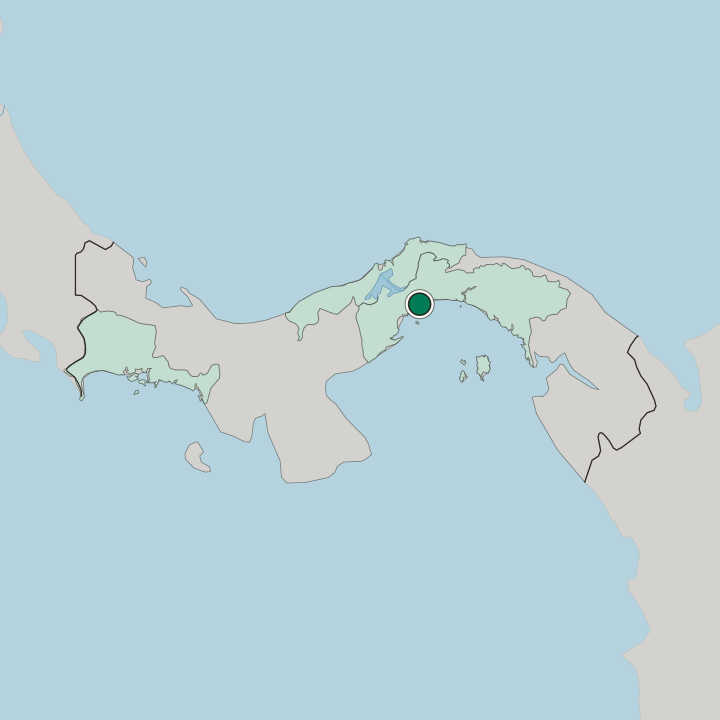 Map showing El Chorrillo — In Panama