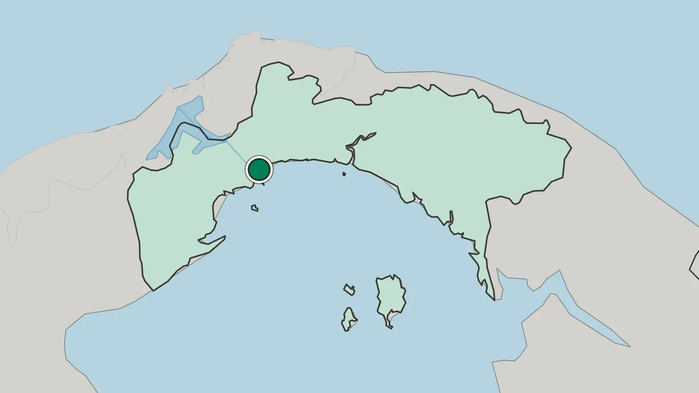 Map of Panama City in Panama