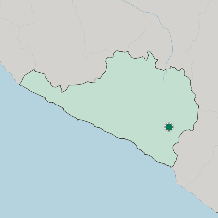 Map showing Arequipa — In Departamento de Arequipa