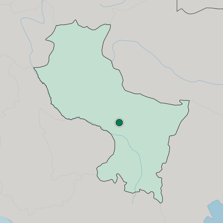 Map showing Cusco — In Departamento de Cusco