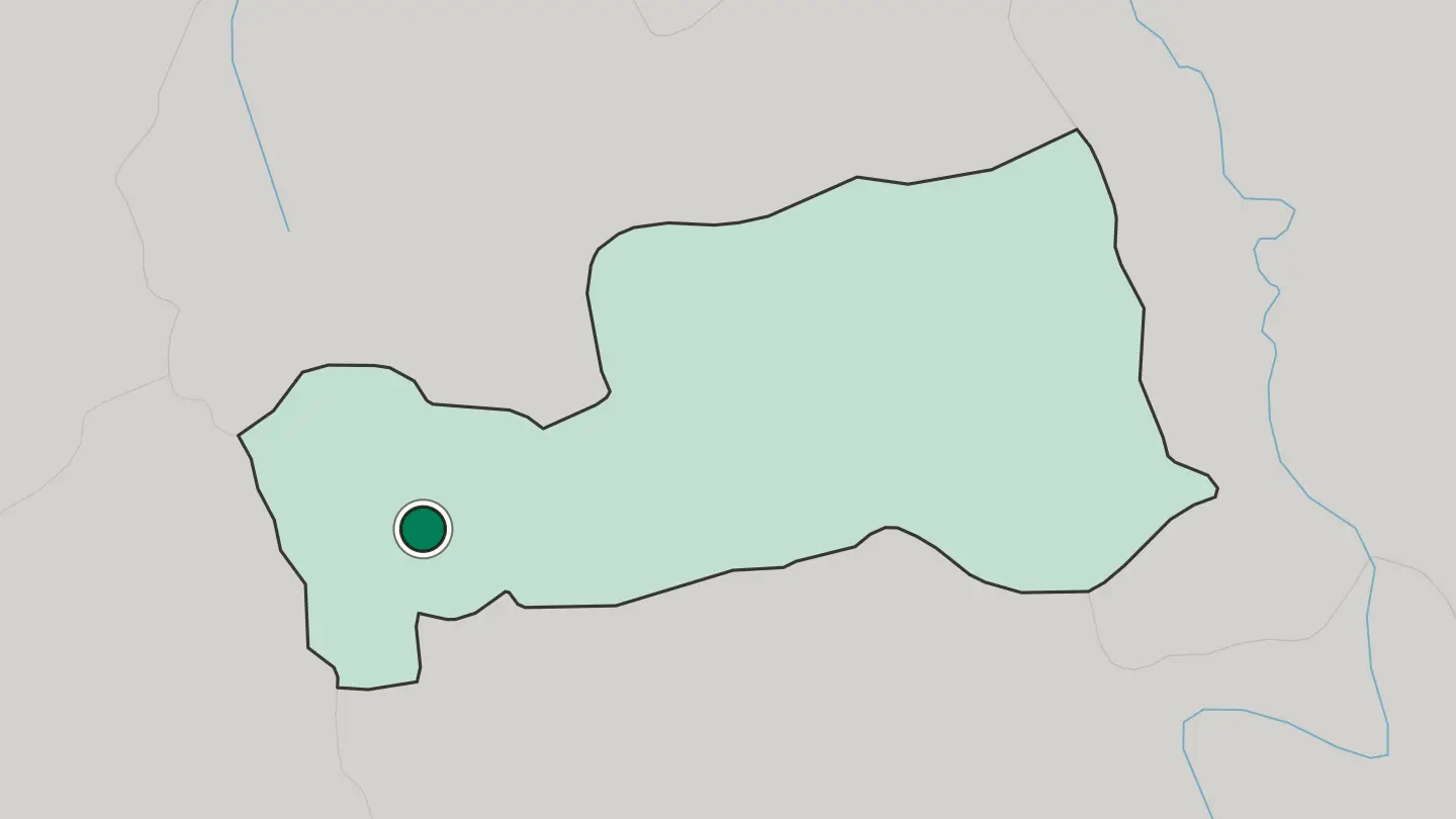 Map of Cerro de Pasco in Peru