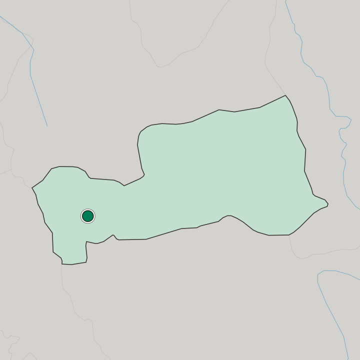 Map showing Cerro de Pasco — In Departamento de Pasco