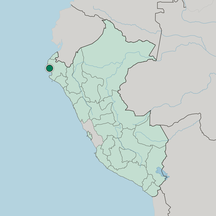Map showing Paita — In Peru