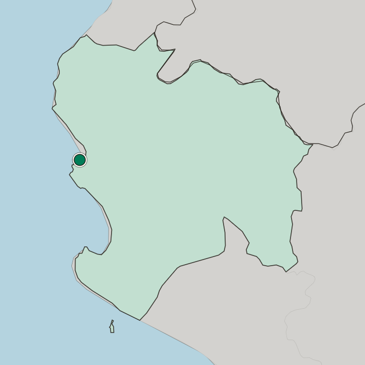 Map showing Paita — In Departamento de Piura
