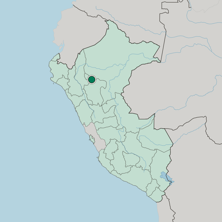 Map showing Moyobamba — In Peru