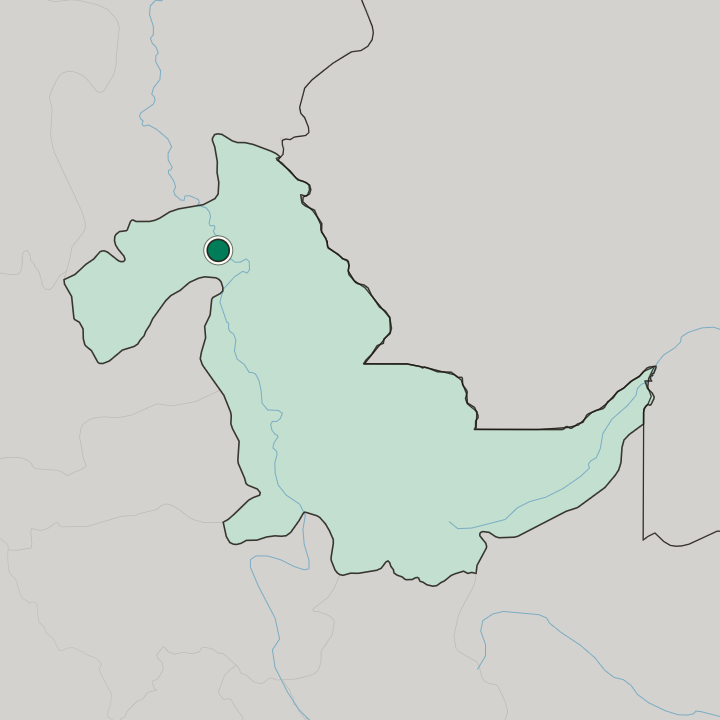 Map showing Pucallpa — In Departamento de Ucayali