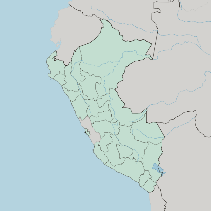 Map showing Provincia Constitucional del Callao — In Peru
