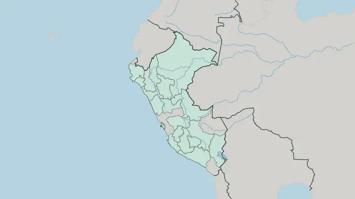 Map of Provincia Constitucional del Callao in Peru