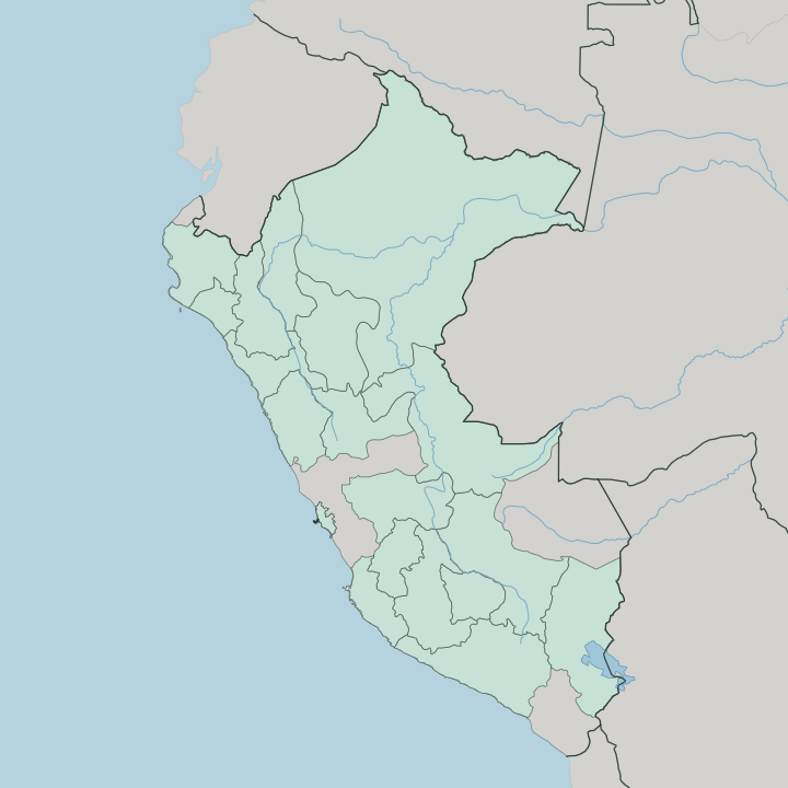 Map showing Provincia Constitucional del Callao — In Peru