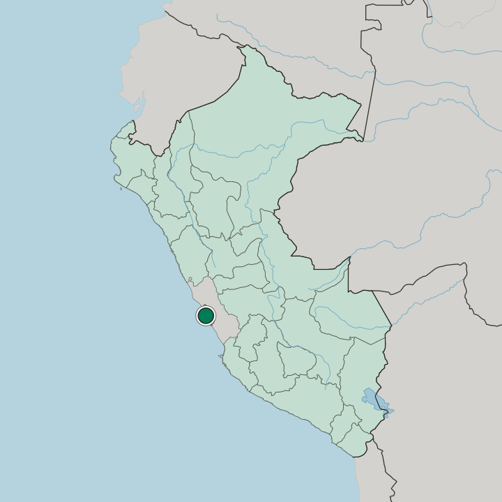 Map showing Mesa Redonda — In Peru