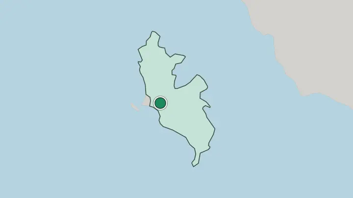 Map of Lima in Peru