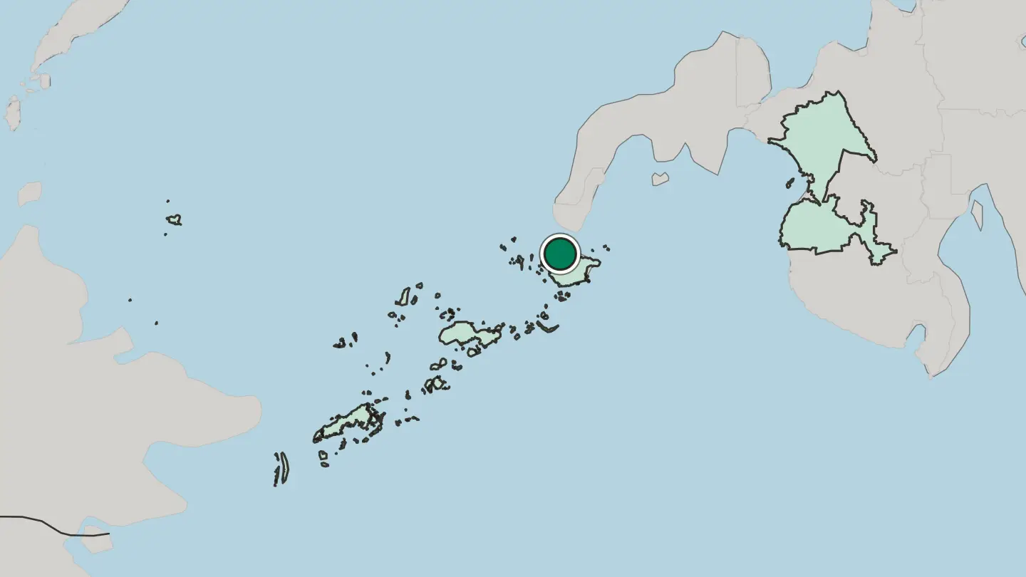 Map of City of Isabela in Philippines