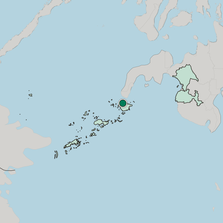 Map showing City of Isabela — In Autonomous Region in Muslim Mindanao