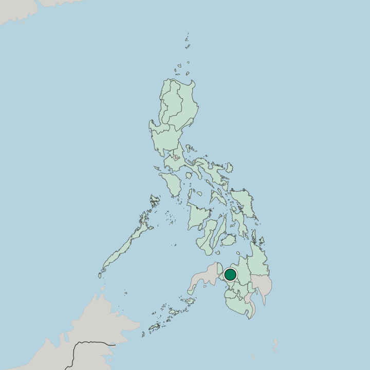 Map showing Marawi City — In Philippines