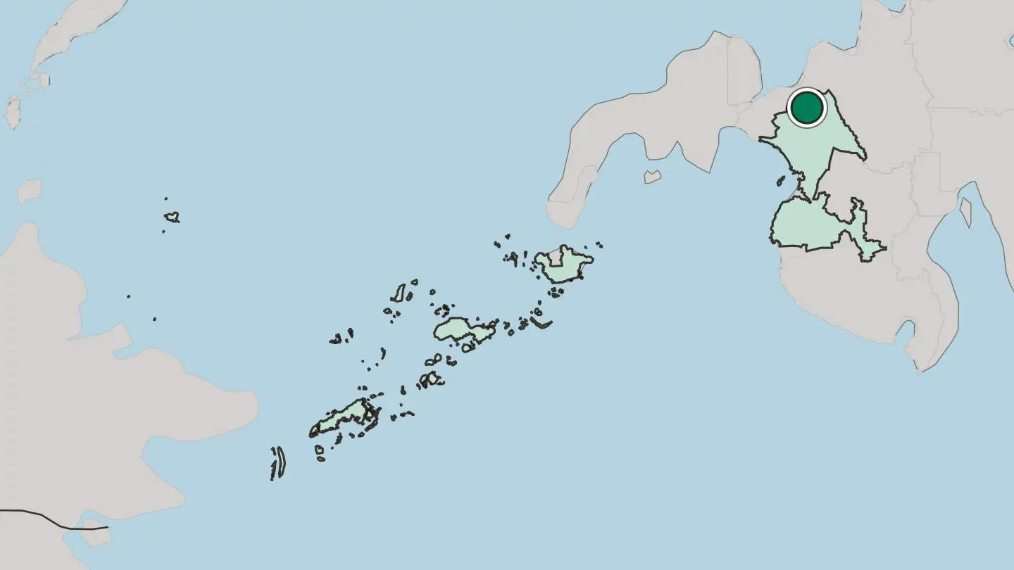 Map of Marawi City in Philippines