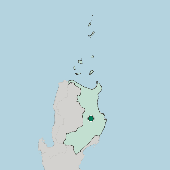 Map showing Ilagan — In Cagayan Valley