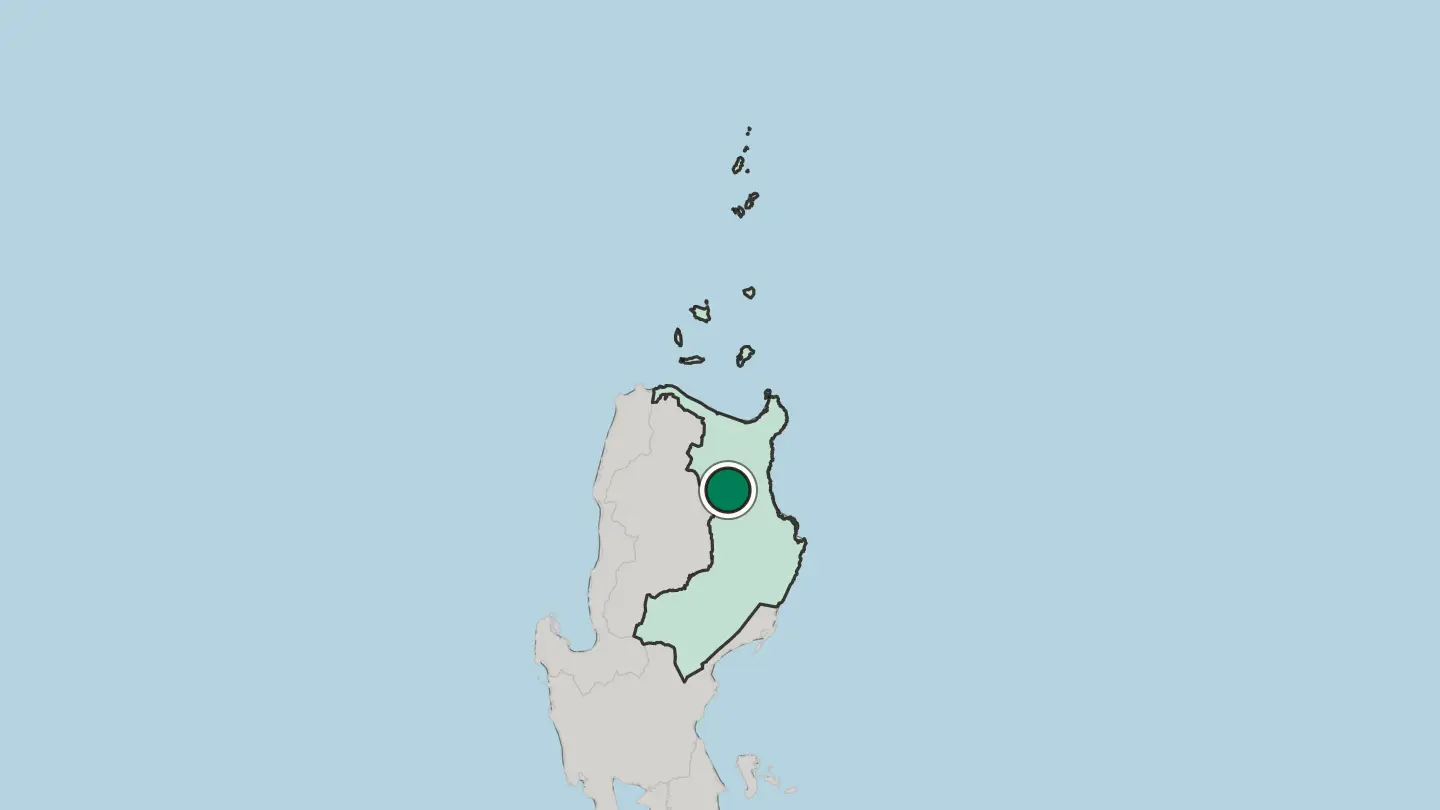 Map of Tuguegarao in Philippines