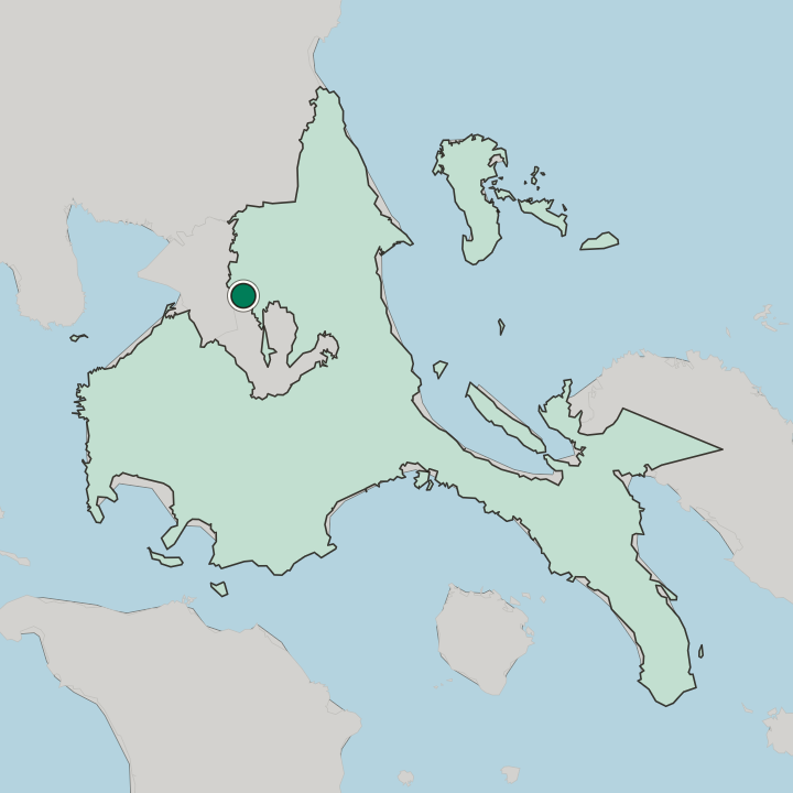 Map showing Angono — In Calabarzon