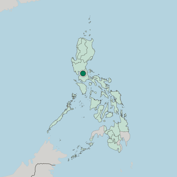 Map showing Cainta — In Philippines