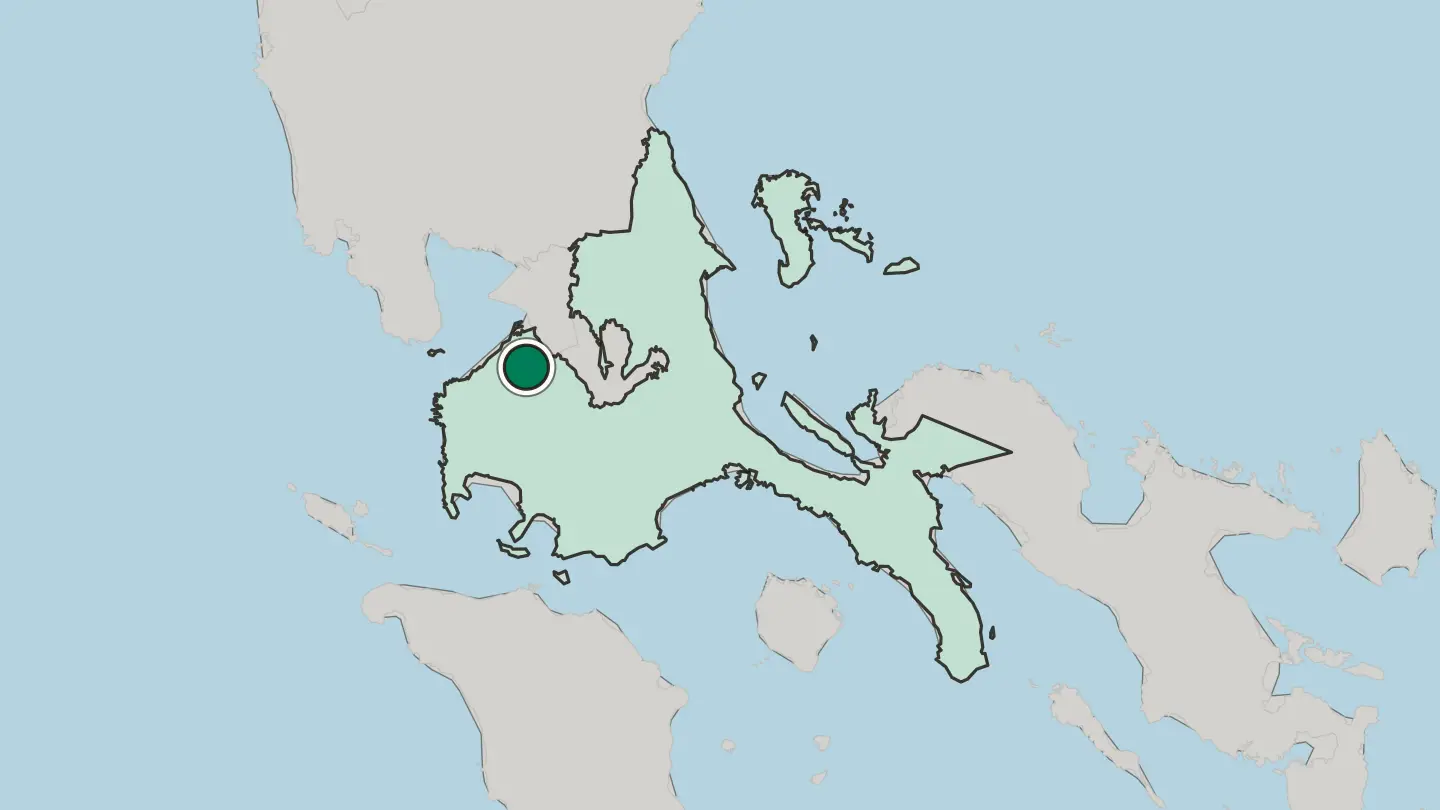 Map of Dasmariñas in Philippines