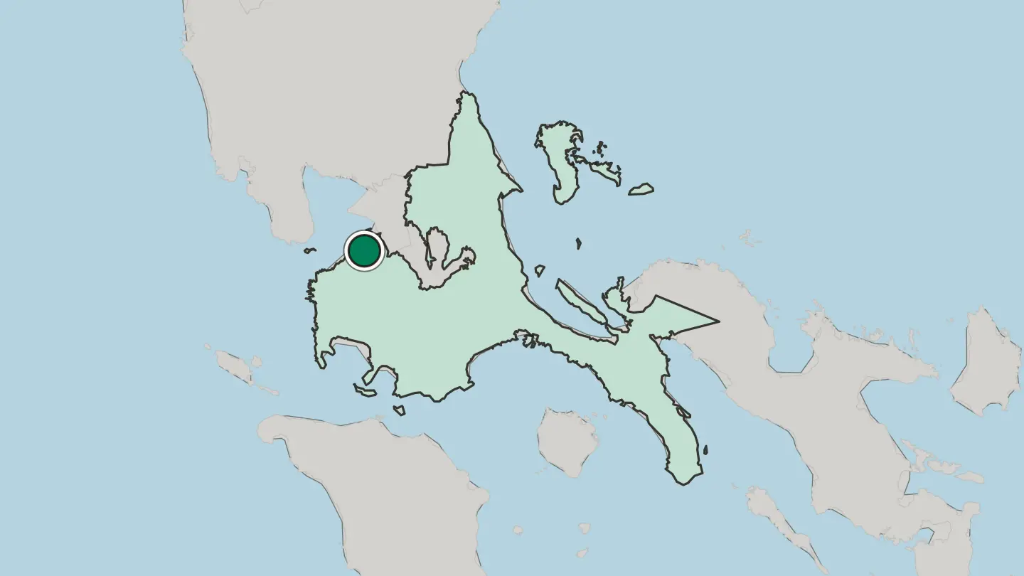 Map of General Trias in Philippines