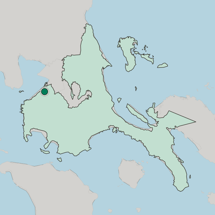 Map showing General Trias — In Calabarzon