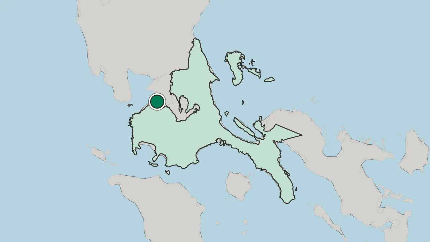 Map of Imus in Philippines