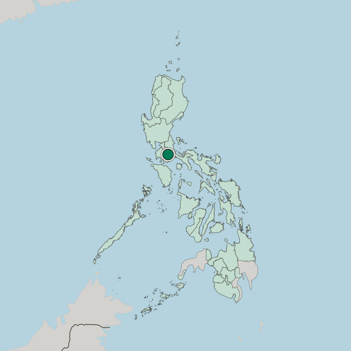 Map showing San Pablo — In Philippines