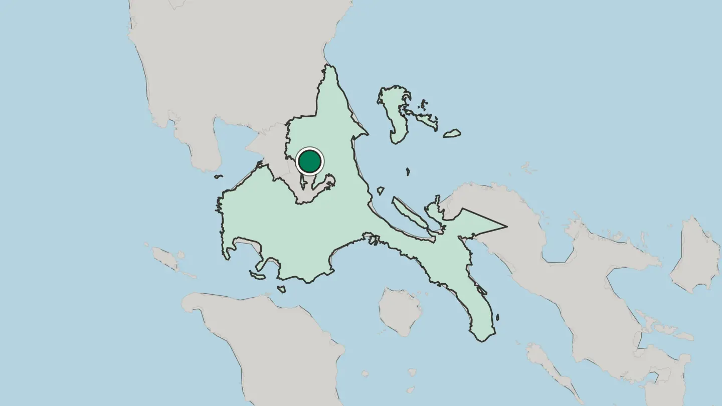 Map of Tanay in Philippines