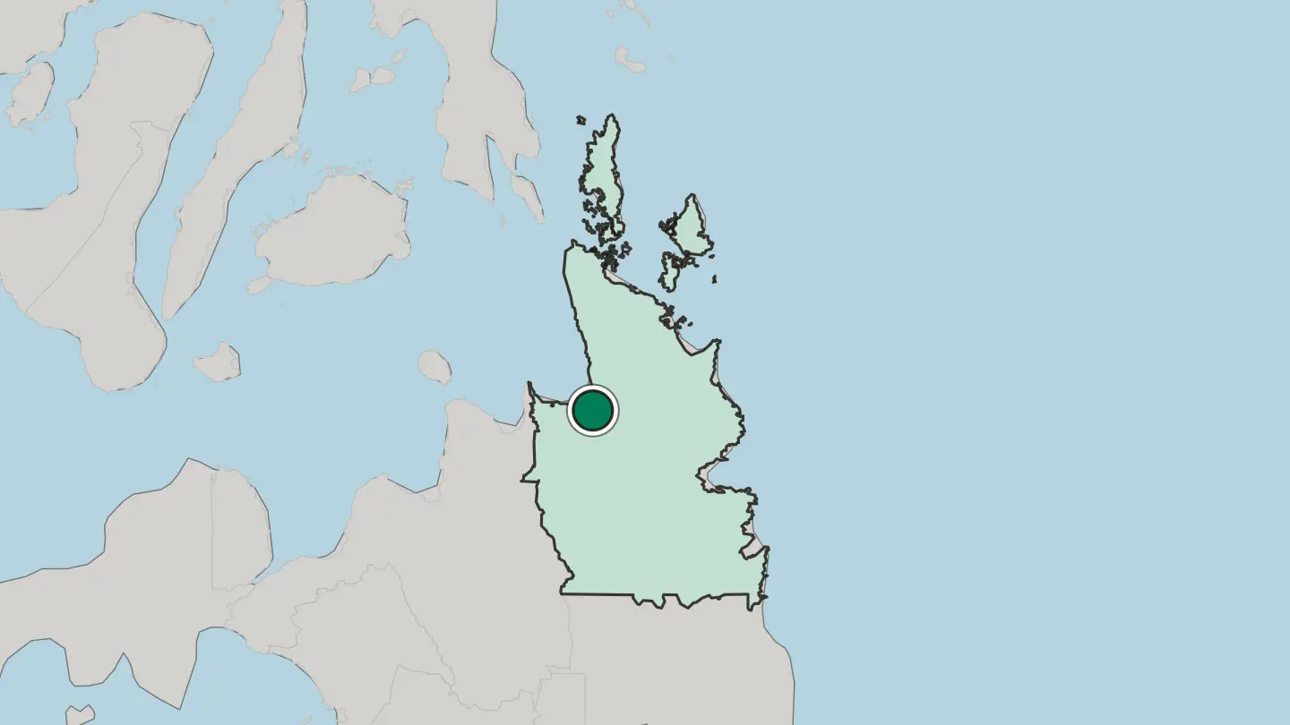 Map of Butuan in Philippines