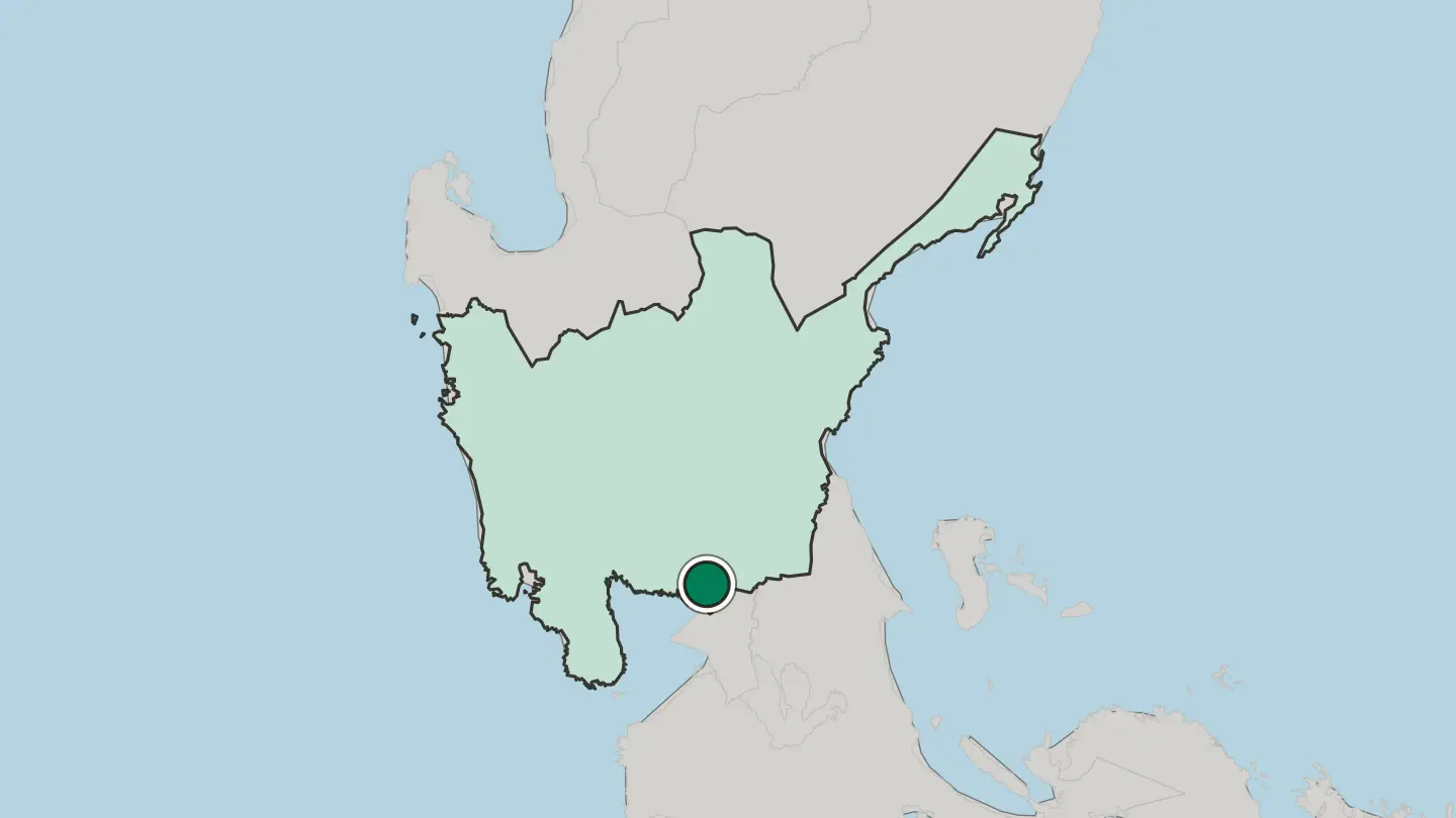 Map of Bocaue in Philippines