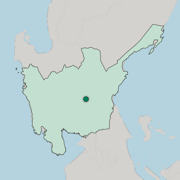 Map showing Gapan — In Central Luzon
