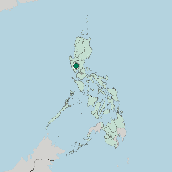 Map showing Mabalacat City — In Philippines
