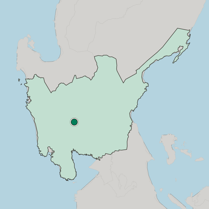 Map showing Mabalacat City — In Central Luzon