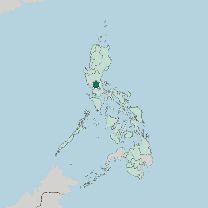 Map showing Meycauayan — In Philippines