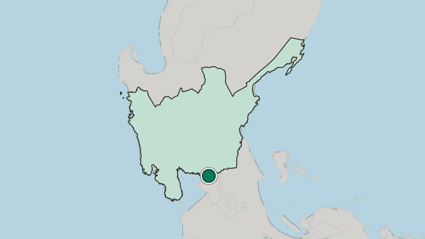 Map of Meycauayan in Philippines