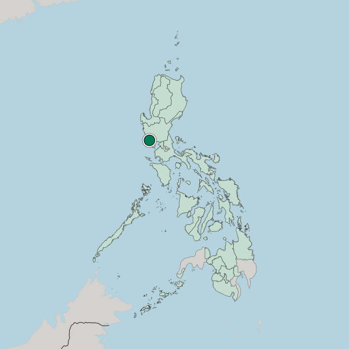 Map showing Olongapo — In Philippines
