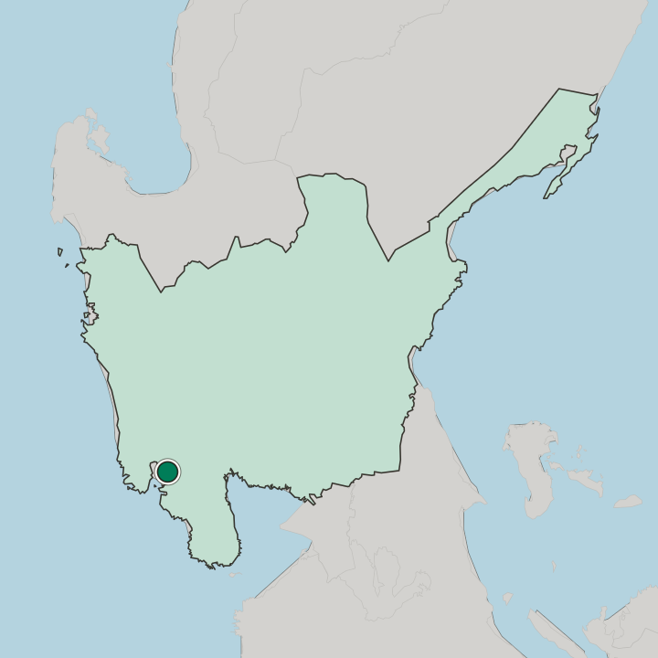 Map showing Olongapo — In Central Luzon