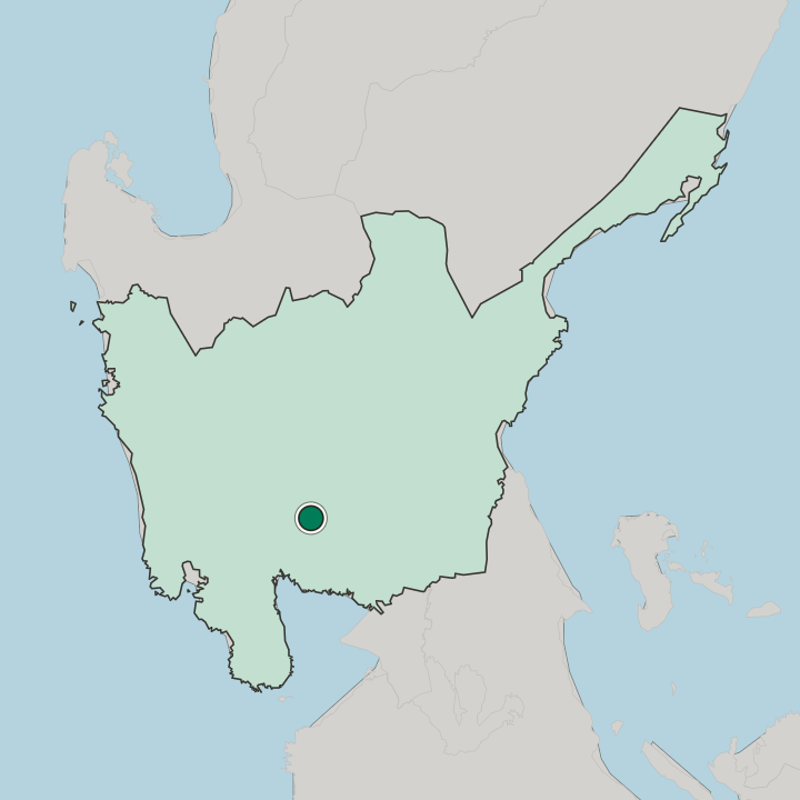 Map showing San Fernando — In Central Luzon