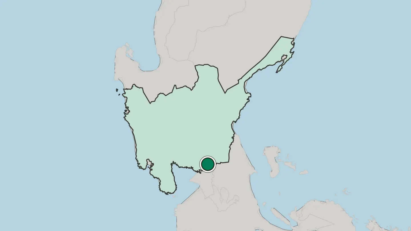 Map of San Jose del Monte in Philippines