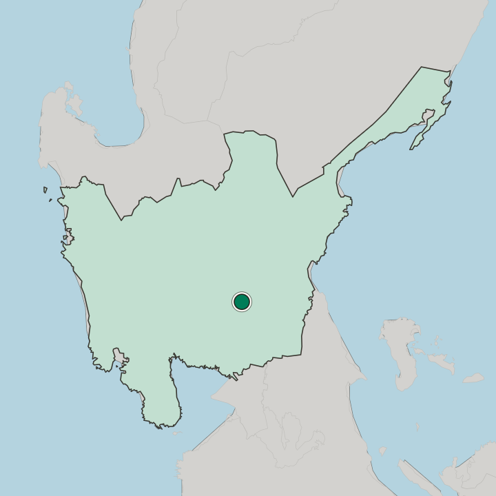 Map showing San Miguel — In Central Luzon
