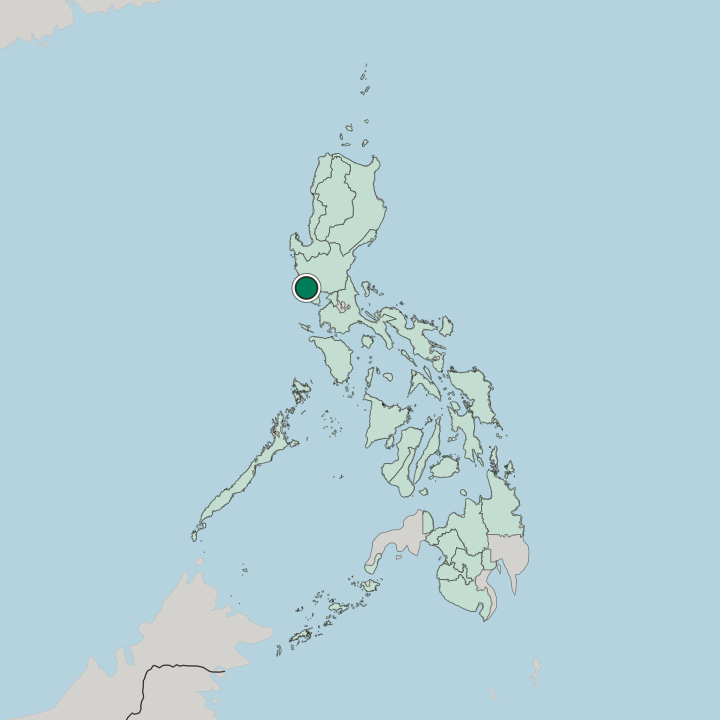 Map showing Subic — In Philippines