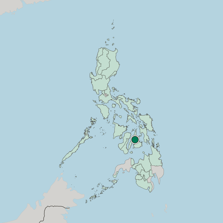 Map showing Mandaue City — In Philippines