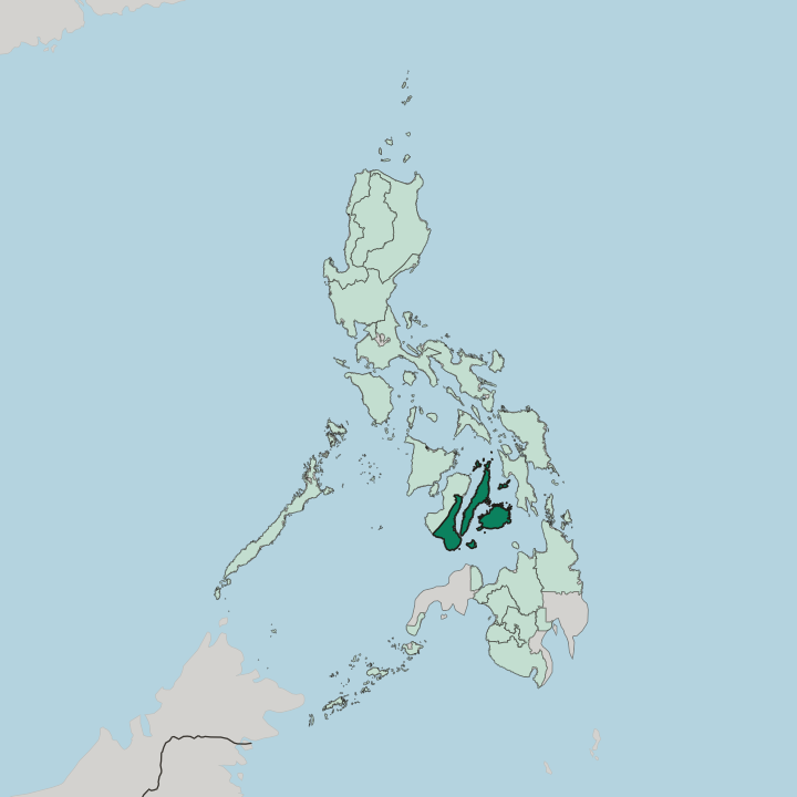 Map showing Central Visayas — In Philippines