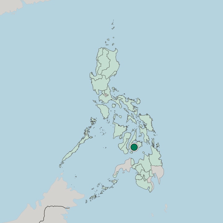 Map showing Tagbilaran City — In Philippines