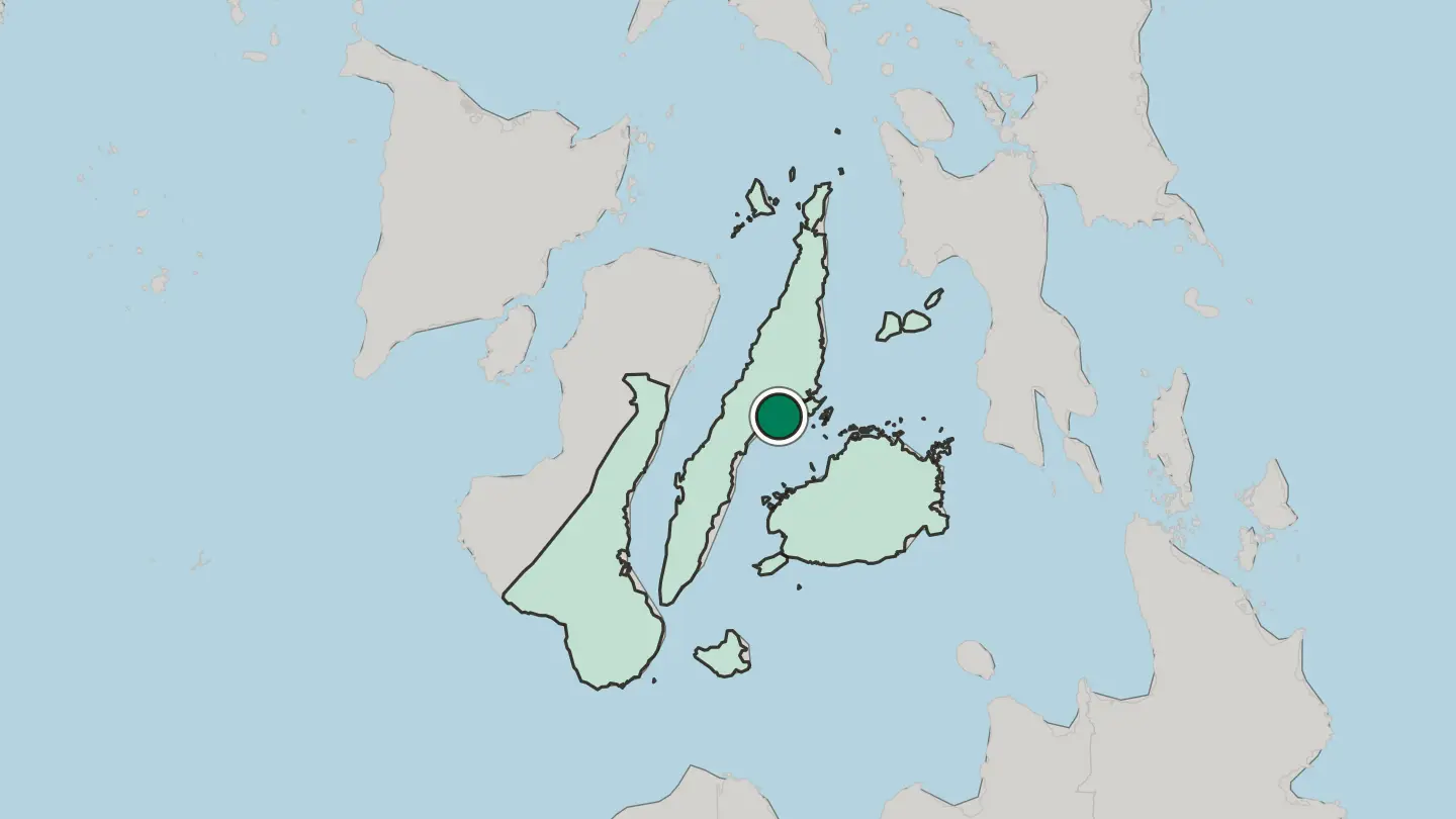 Map of Talisay in Philippines