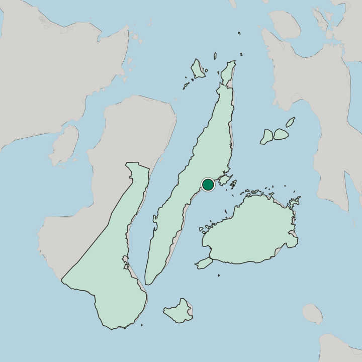 Map showing Talisay — In Central Visayas