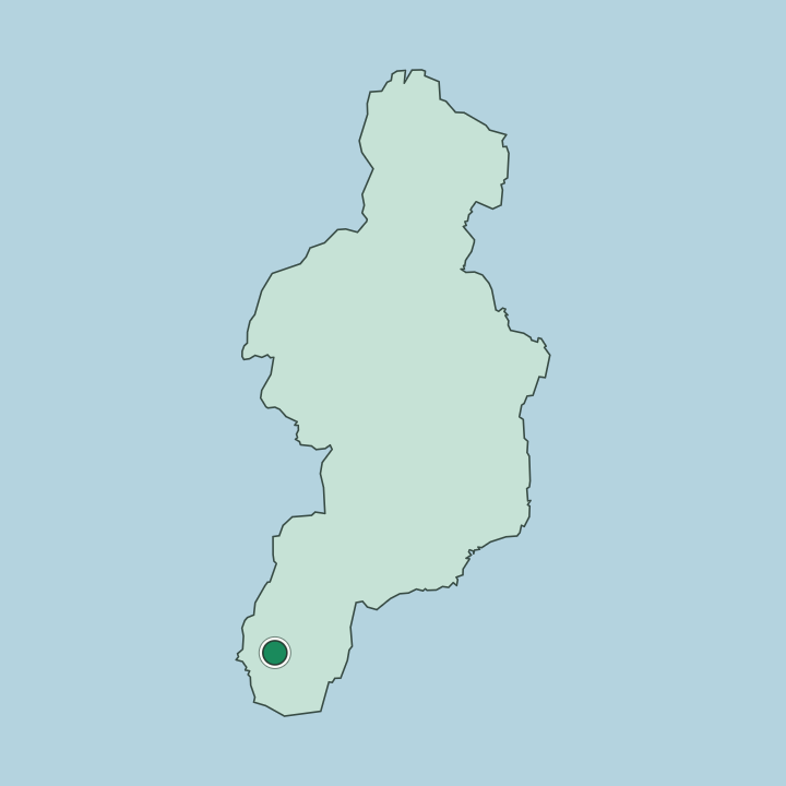 Map showing Baguio — In Cordillera Administrative Region