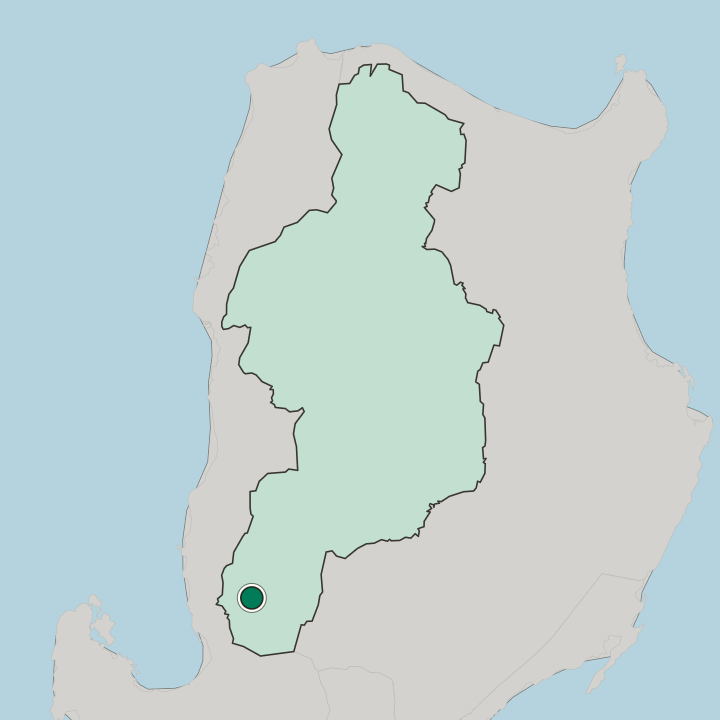 Map showing Baguio — In Cordillera Administrative Region
