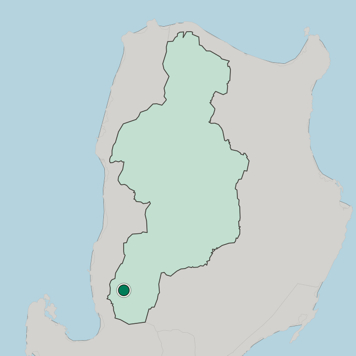 Map showing La Trinidad — In Cordillera Administrative Region